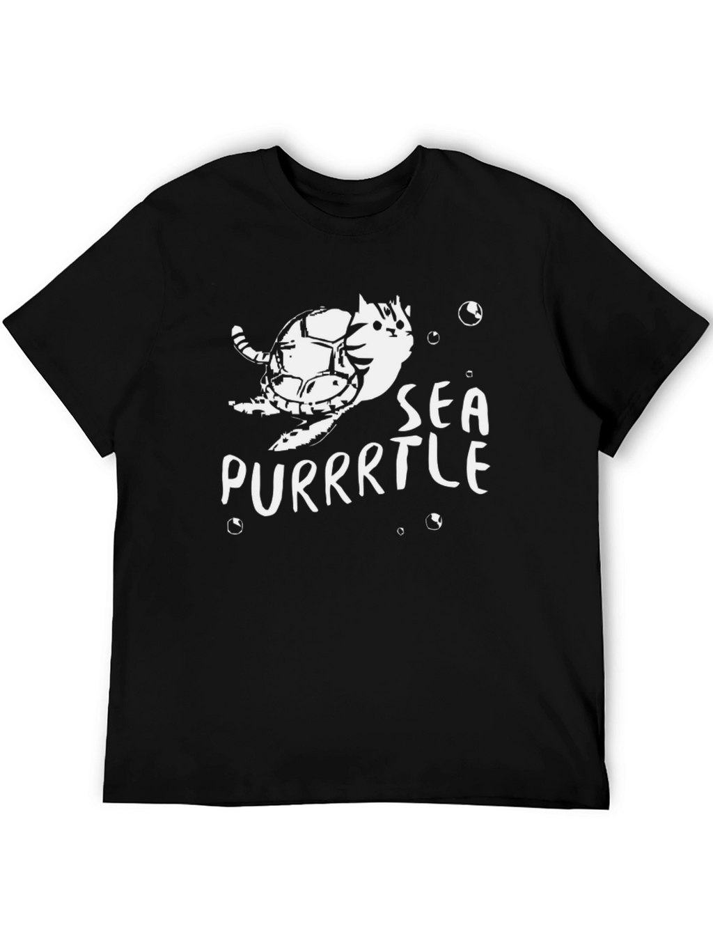 Purrrtle T-Shirt - Cat Turtle Pun Tee