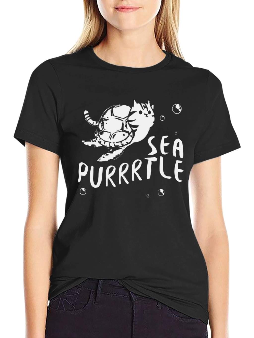 Purrrtle T-Shirt - Cat Turtle Pun Tee