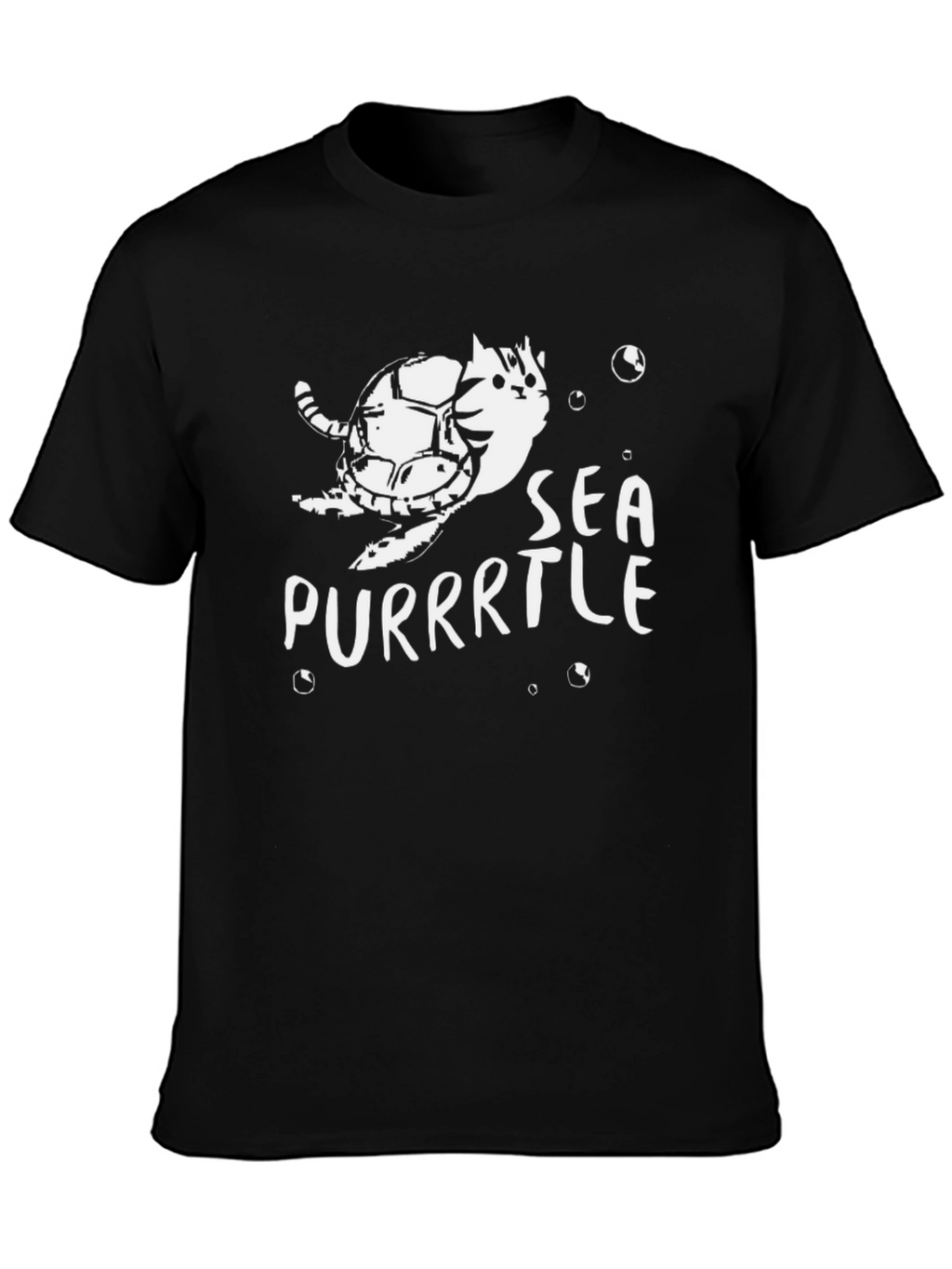 Purrrtle T-Shirt - Cat Turtle Pun Tee