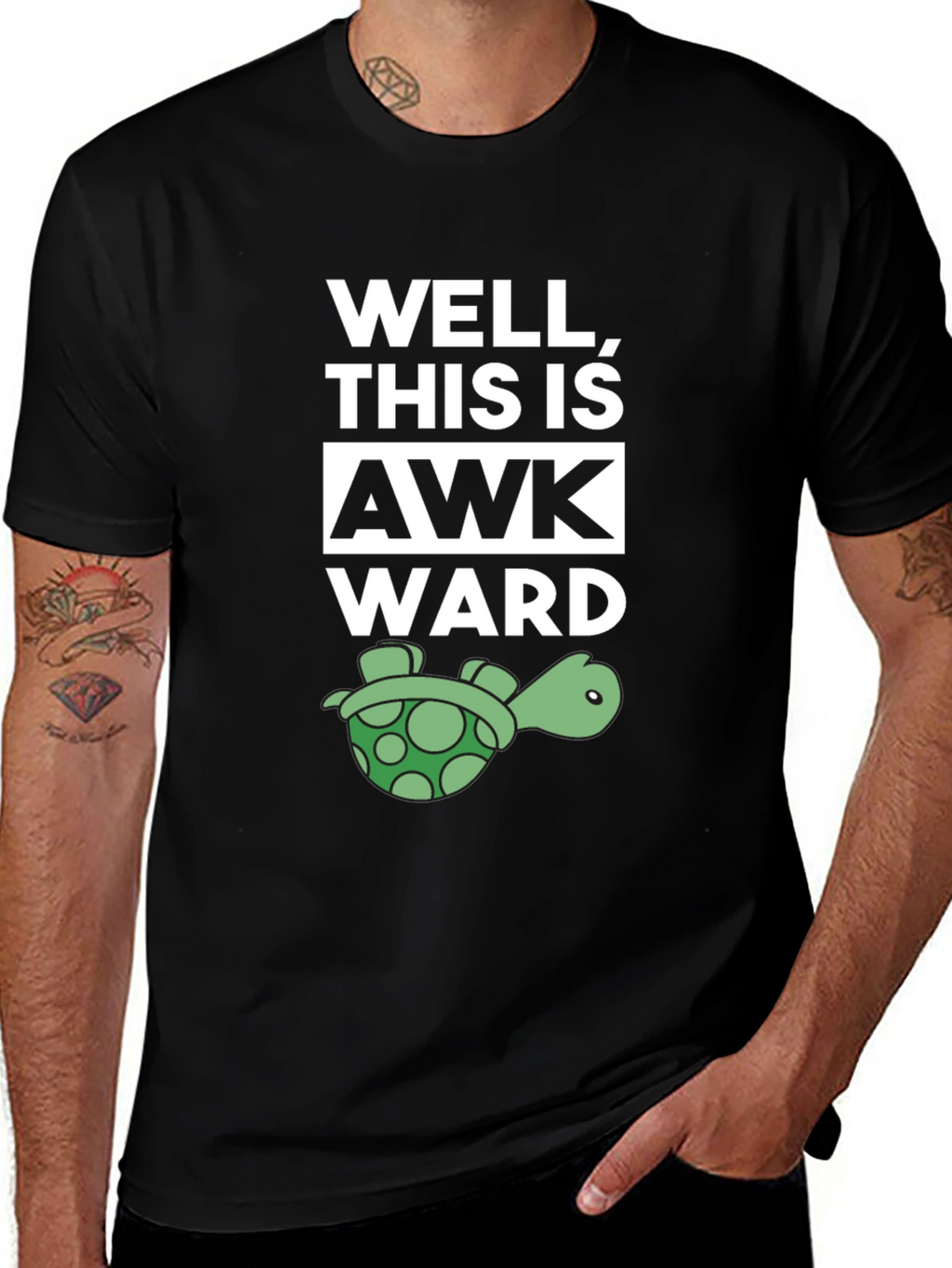 Well This is Awkward Turtle T-Shirt