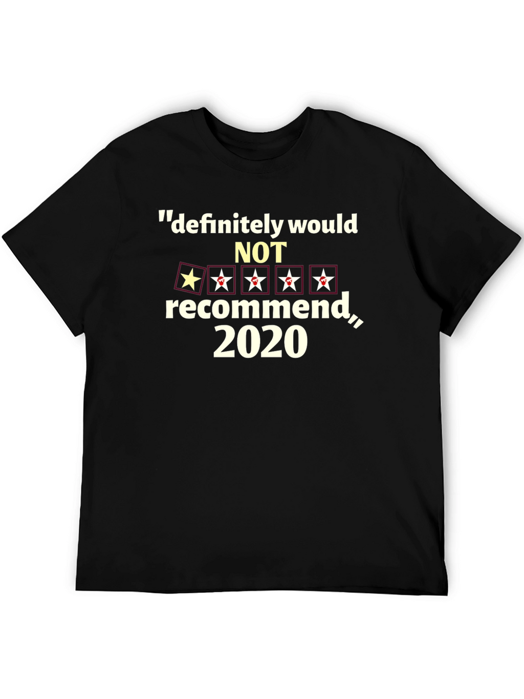 2020 One Star Review Graphic Tee