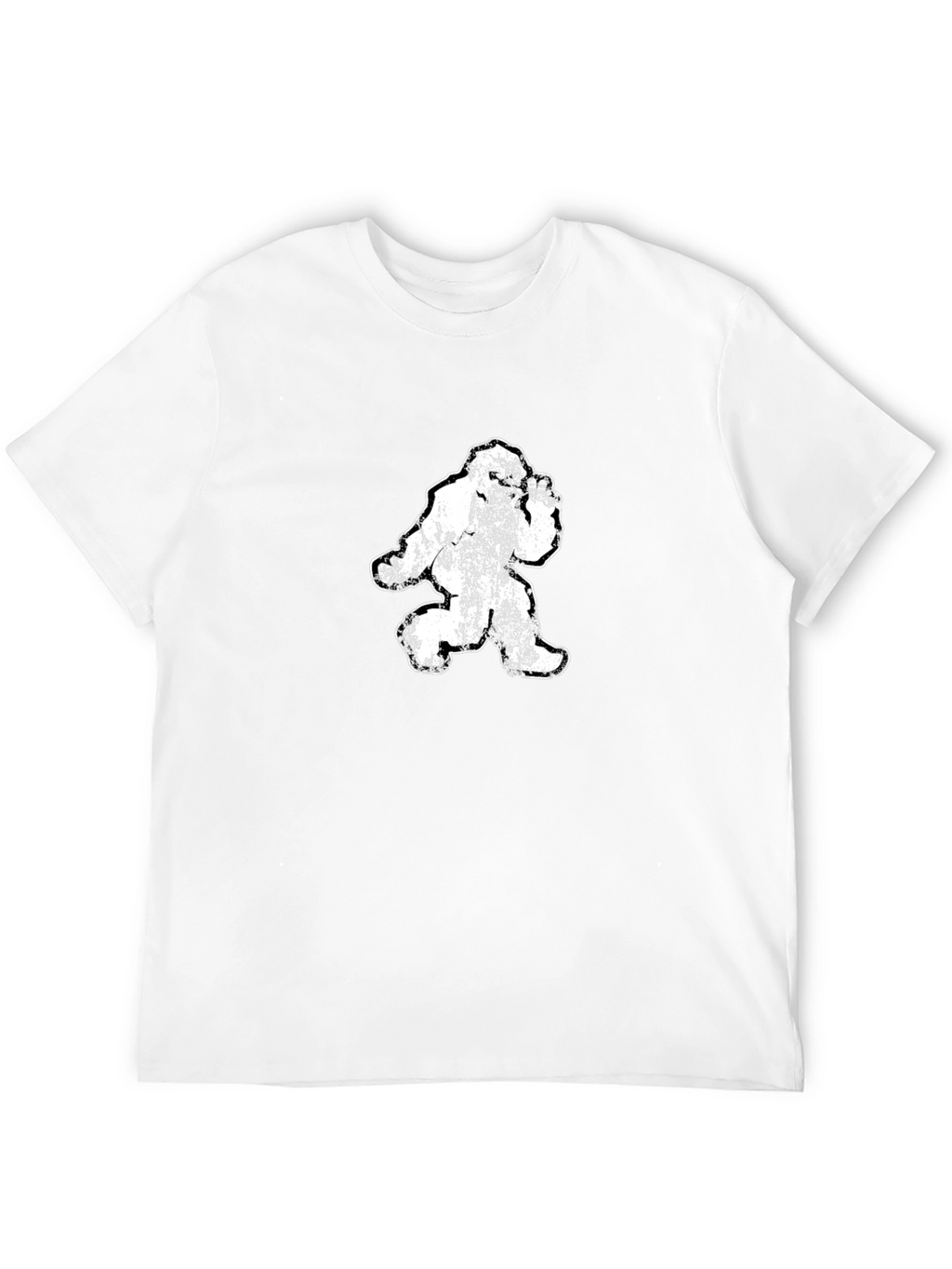 Sasquatch Graphic Tee - Black Cotton T-Shirt