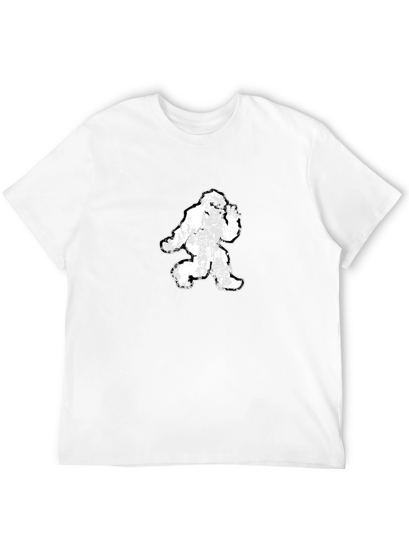 Sasquatch Graphic Tee - Black Cotton T-Shirt