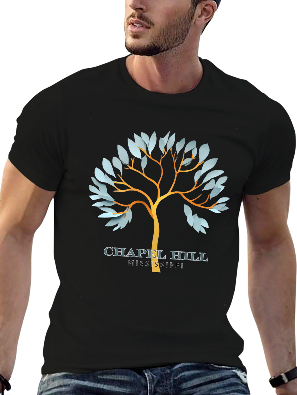 Chapel Hill Mississippi Tree Graphic Tee