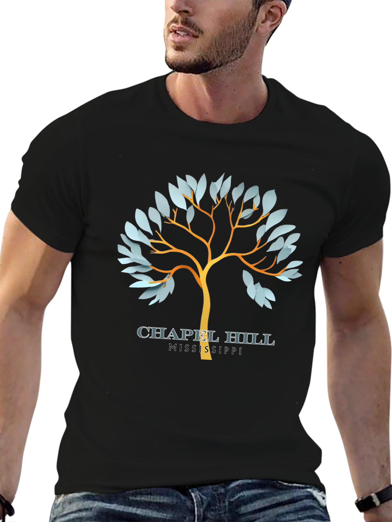 Chapel Hill Mississippi Tree Graphic Tee