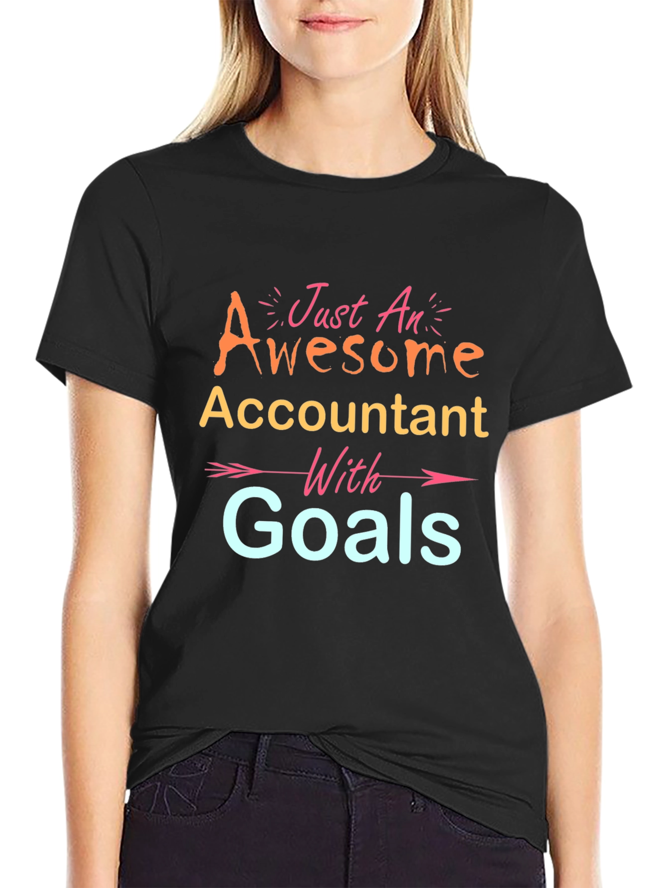 Awesome Accountant with Goals T-Shirt