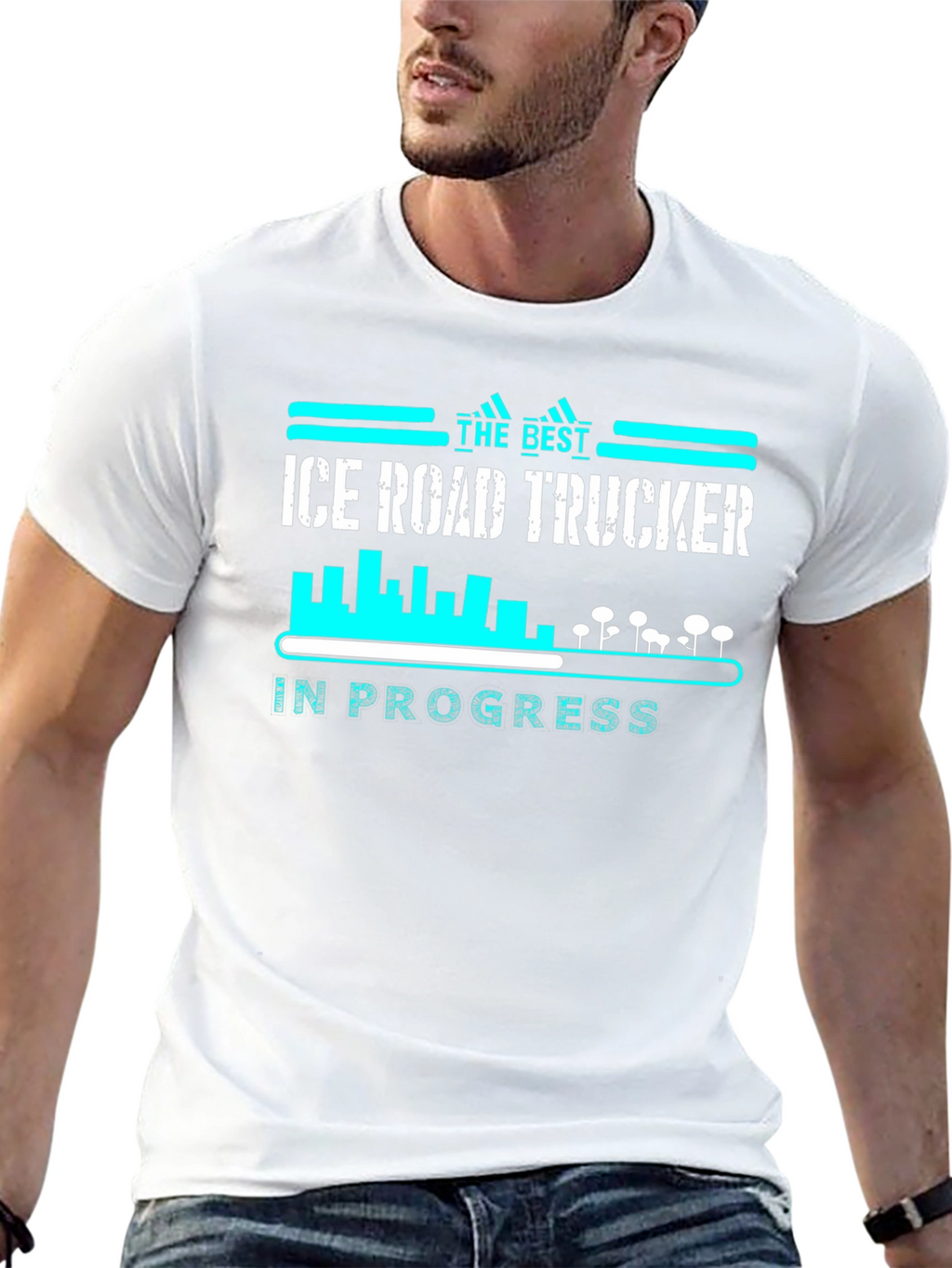 Ice Road Trucker T-Shirt - Black Cotton Tee