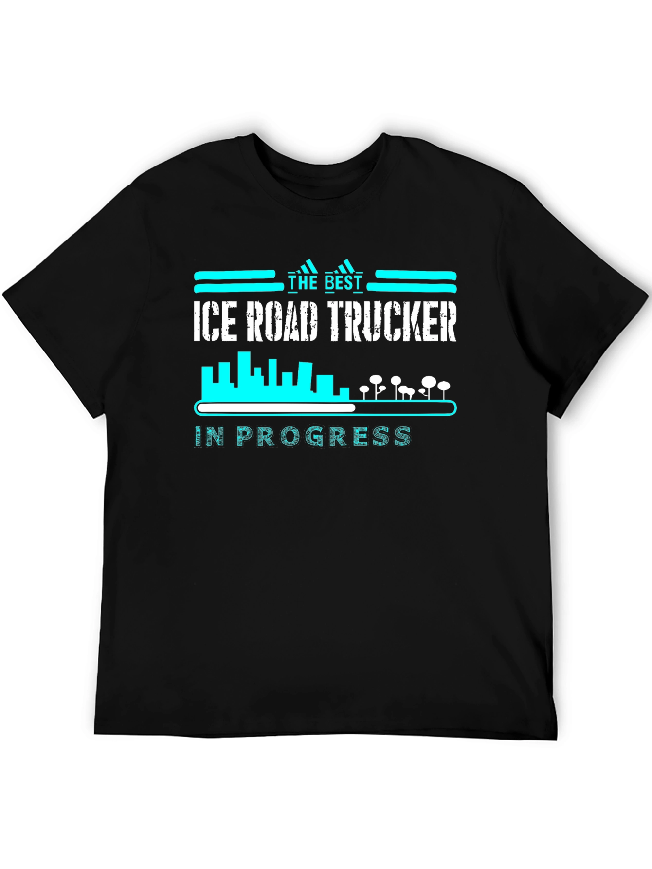Ice Road Trucker T-Shirt - Black Cotton Tee