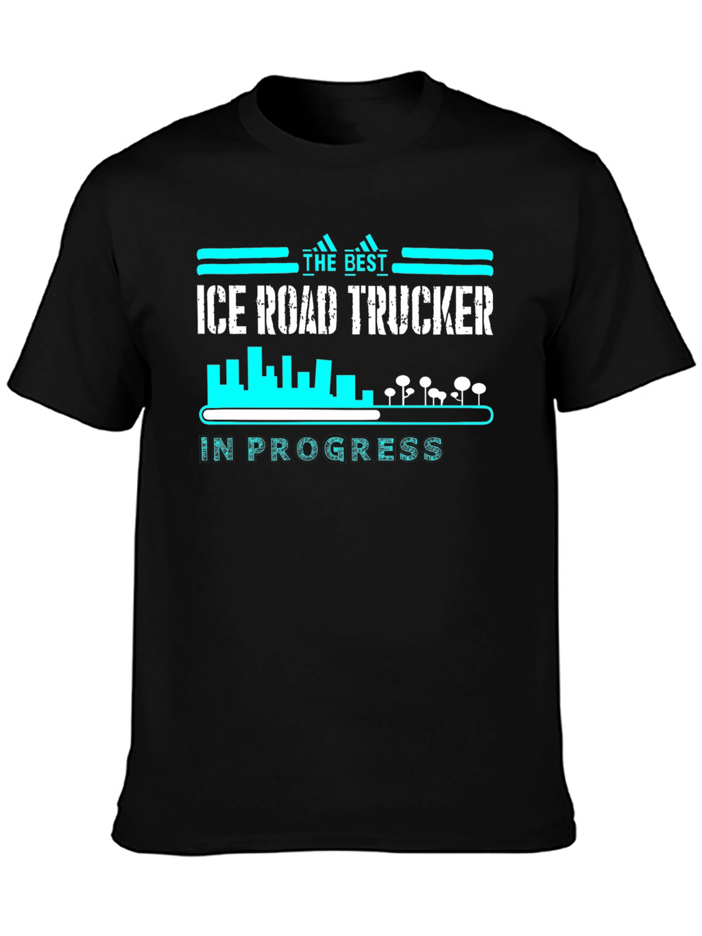 Ice Road Trucker T-Shirt - Black Cotton Tee