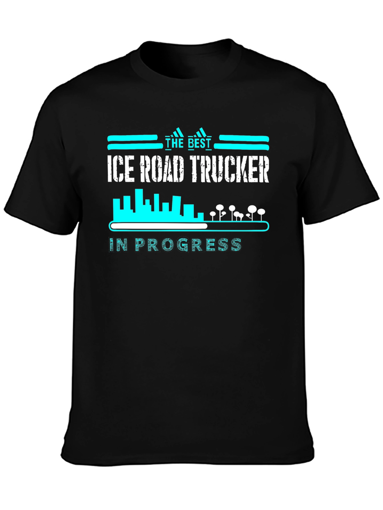 Ice Road Trucker T-Shirt - Black Cotton Tee