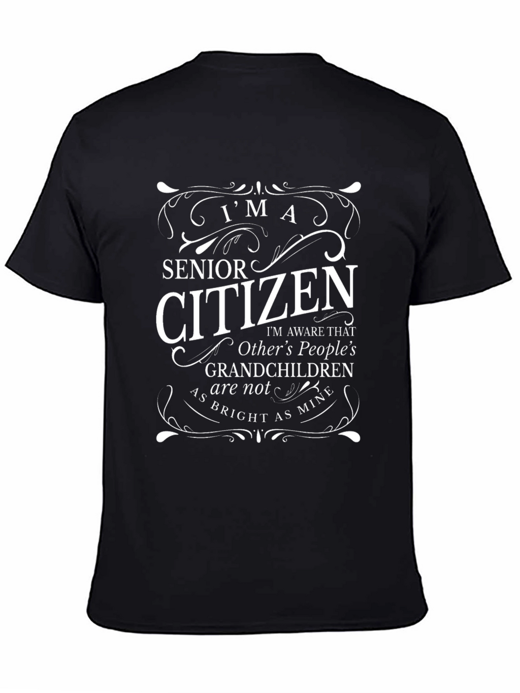Senior Citizen Grandchildren Graphic T-Shirt