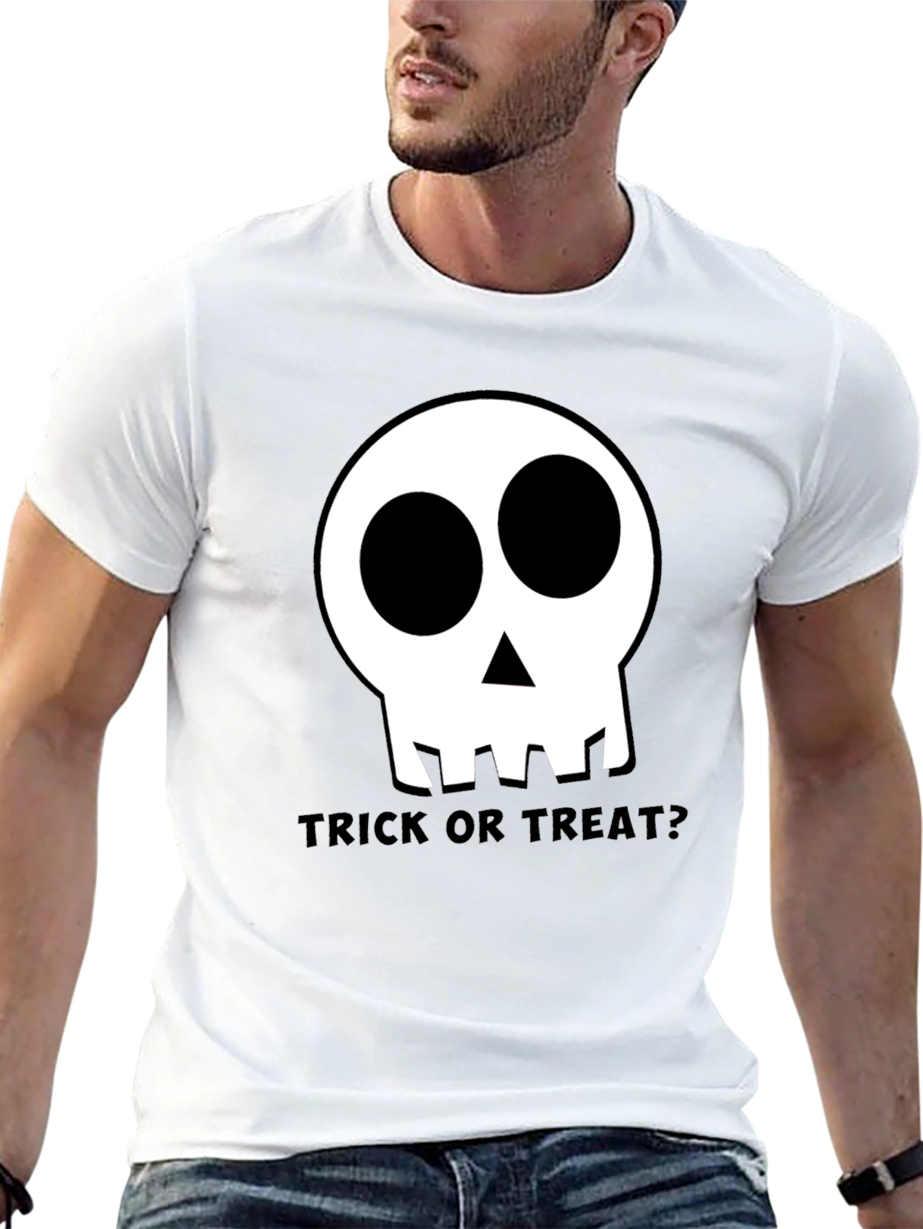 Halloween Skull T-Shirt - Trick or Treat?