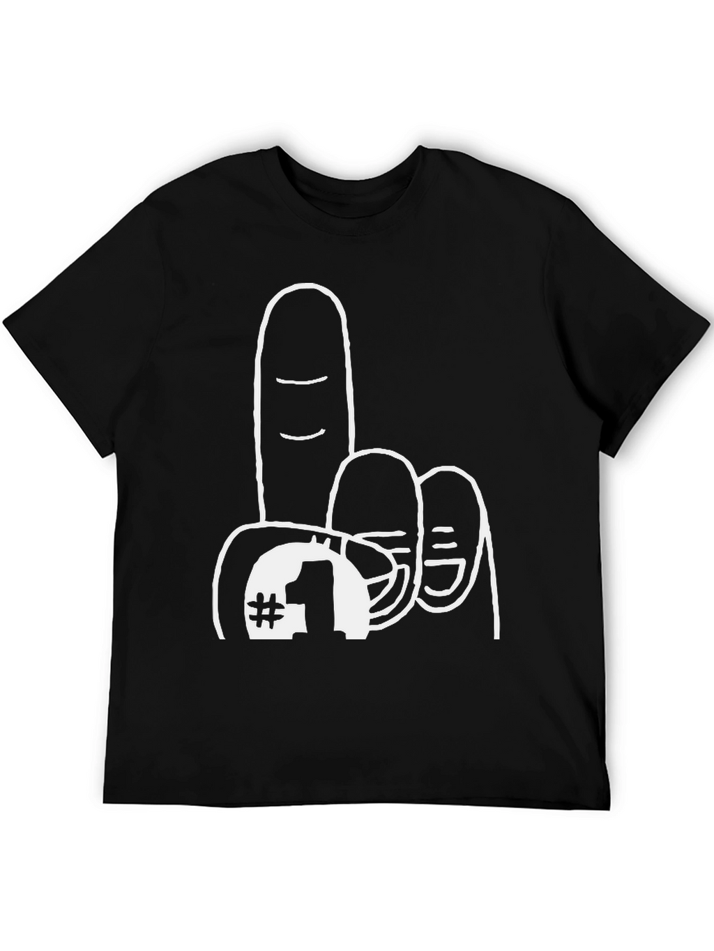 Number One Fan T-Shirt - Black