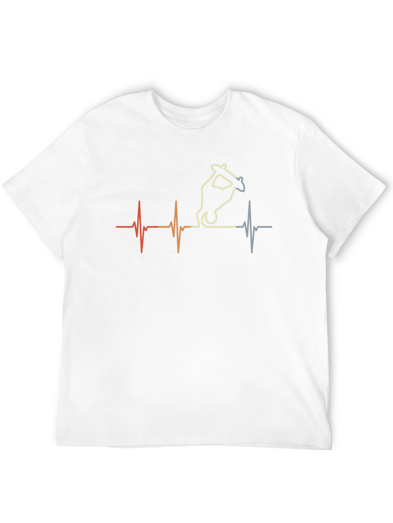 Skateboard Heartbeat Graphic Tee