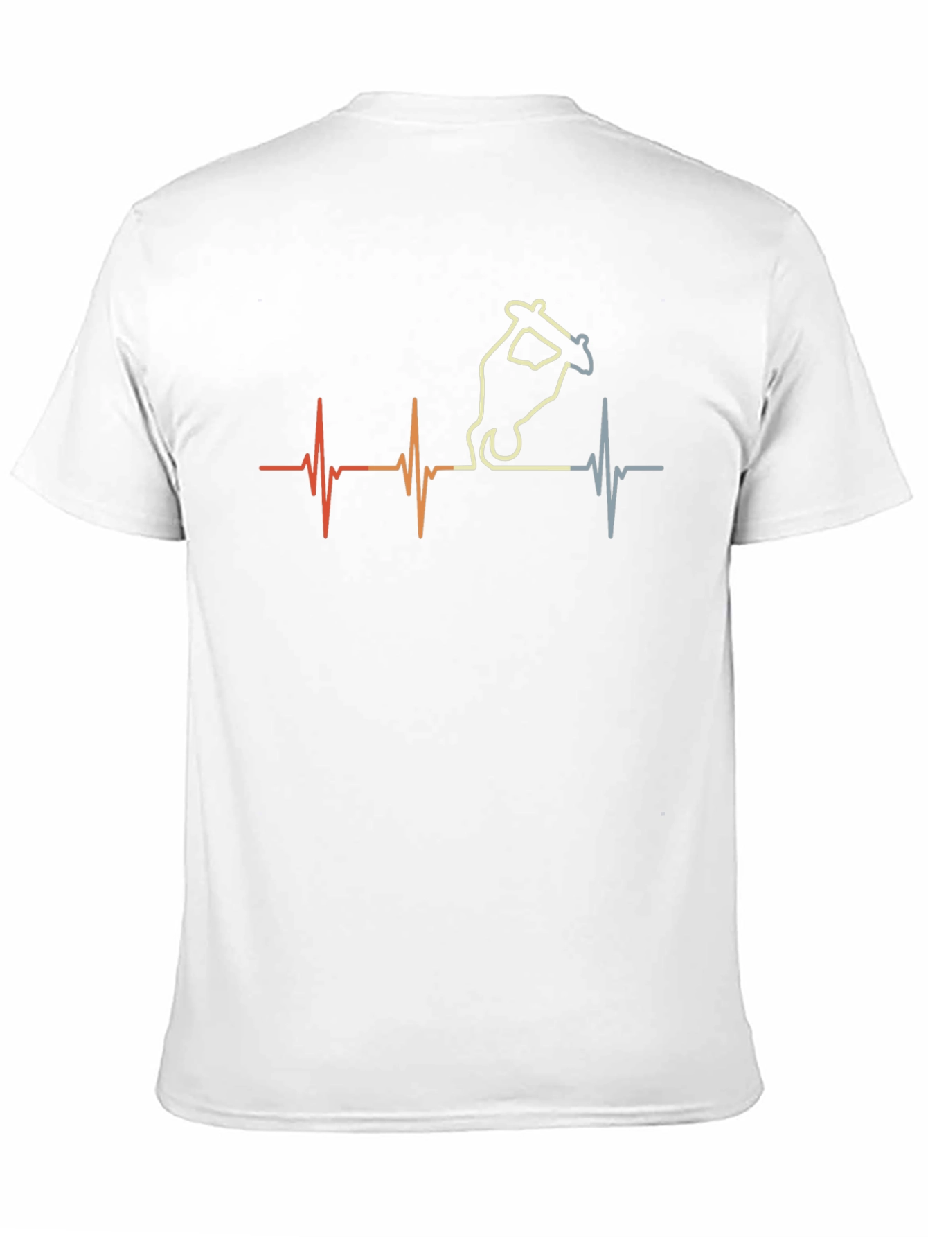 Skateboard Heartbeat Graphic Tee