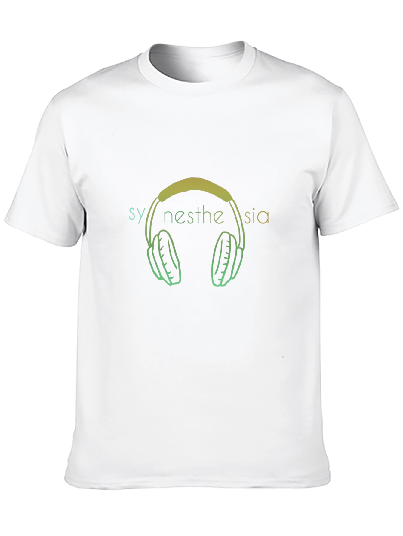 Synesthesia Headphones Graphic Tee - Black
