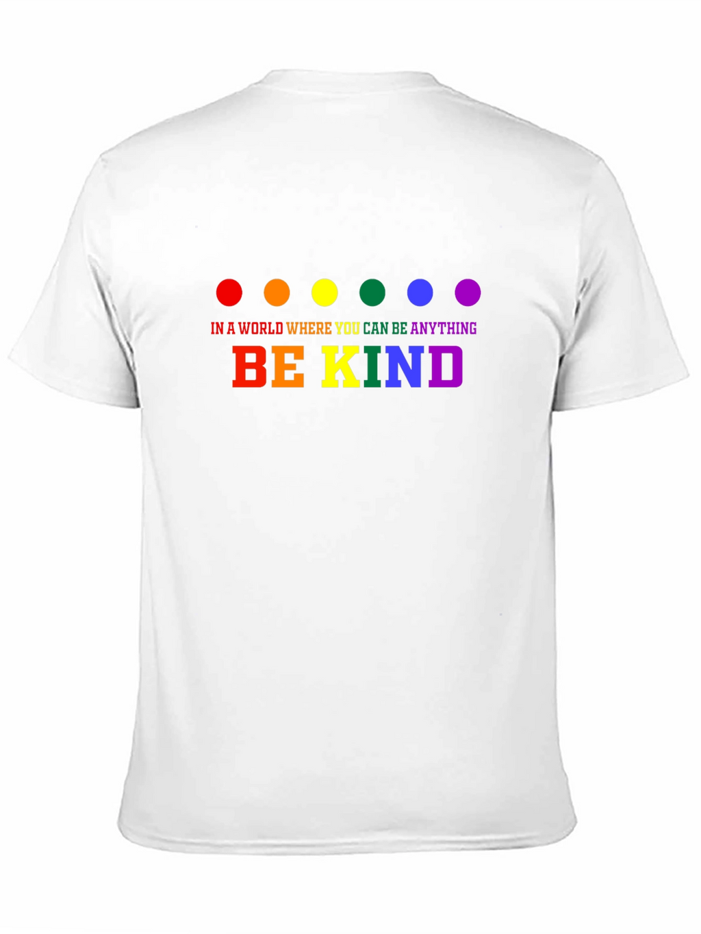 Be Kind Rainbow Dot T-Shirt