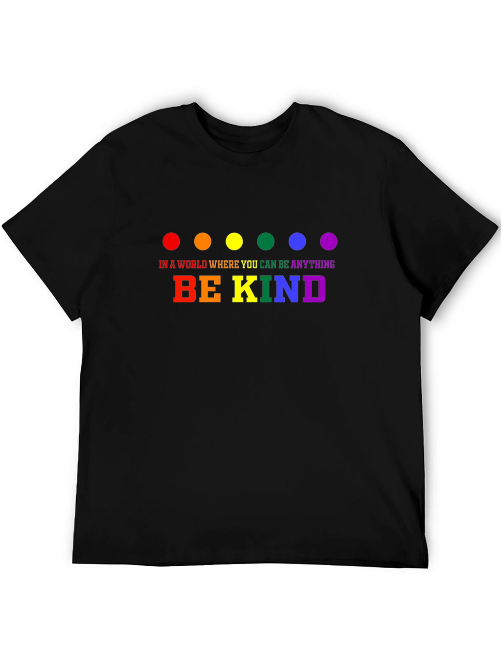 Be Kind Rainbow Dot T-Shirt