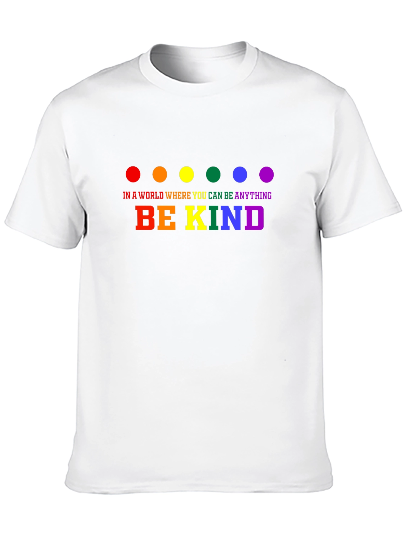 Be Kind Rainbow Dot T-Shirt