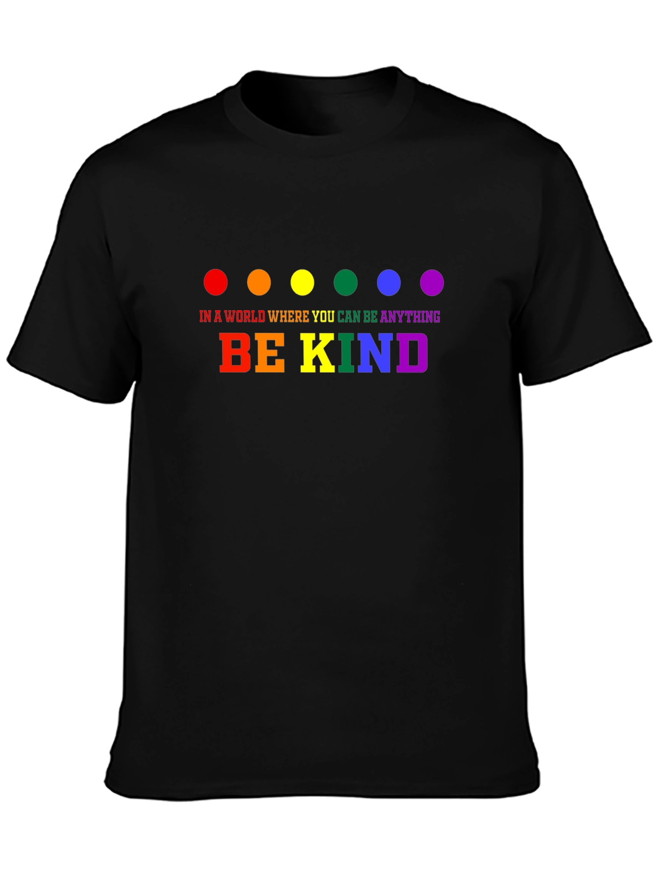 Be Kind Rainbow Dot T-Shirt