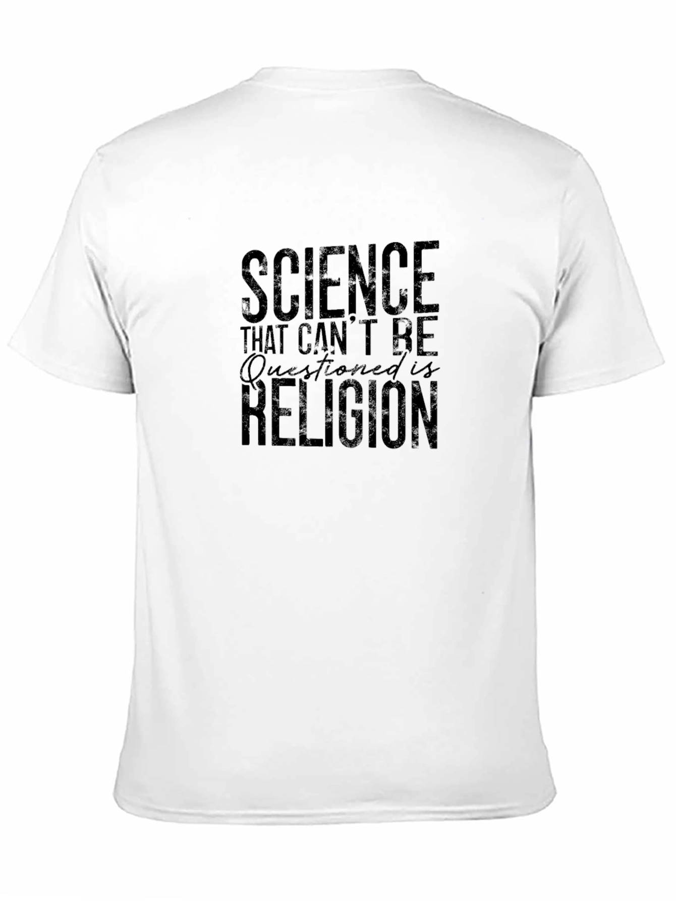Science vs Religion Graphic T-Shirt