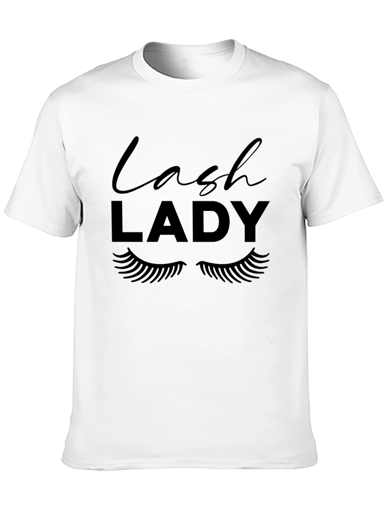 Lash Lady Graphic Tee - Stylish Eyelash Design Unisex Fit