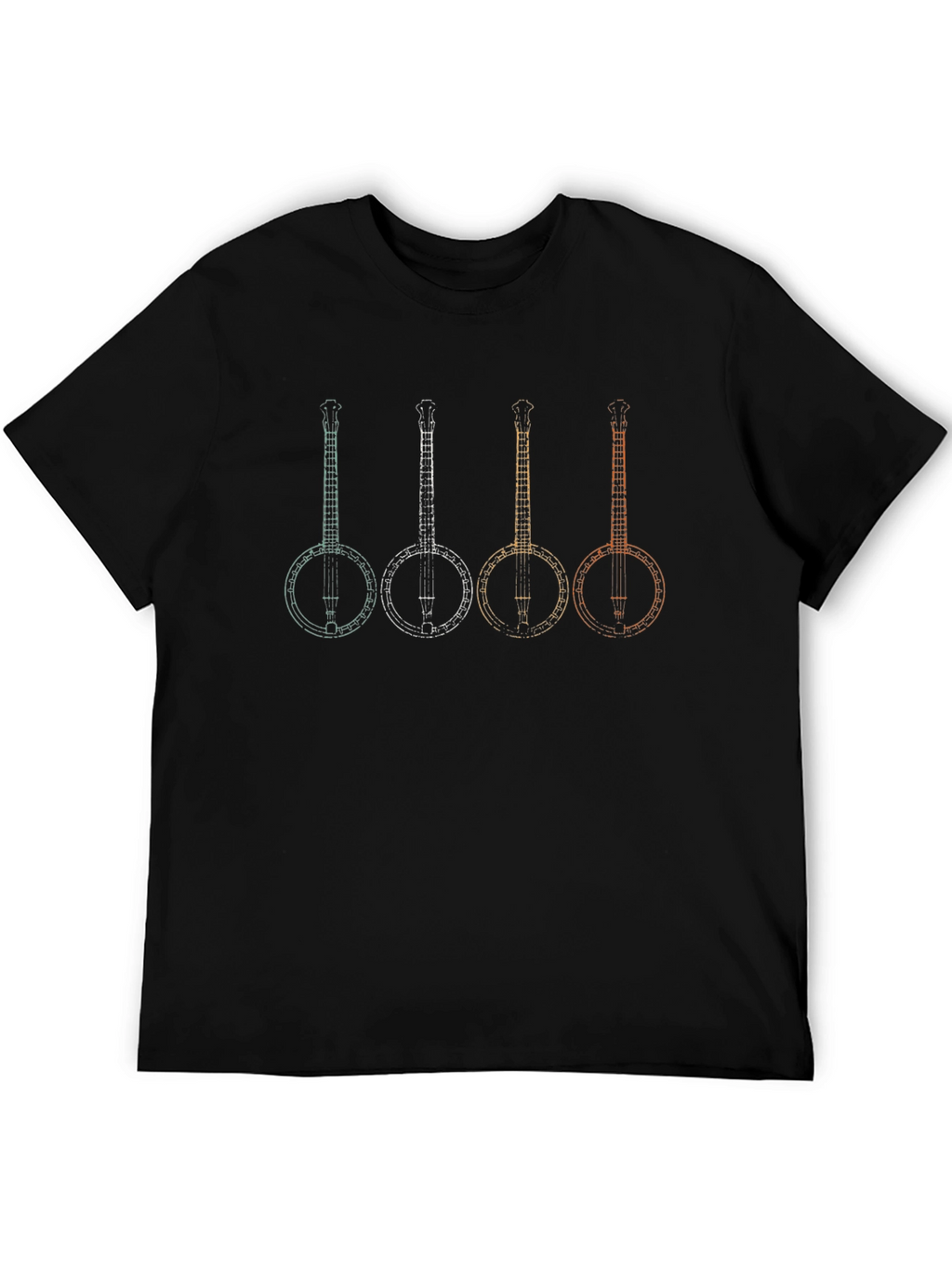 Banjo Graphic T-Shirt | Musical Instrument Tee