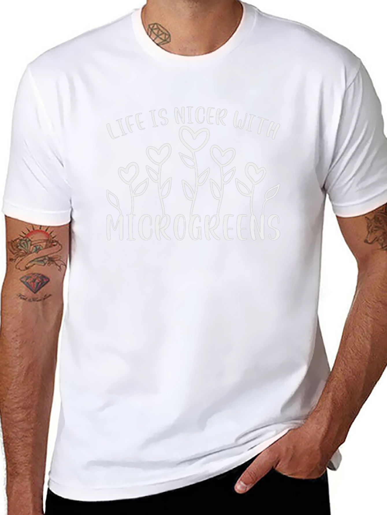 Microgreens T-Shirt: Life Is Nicer