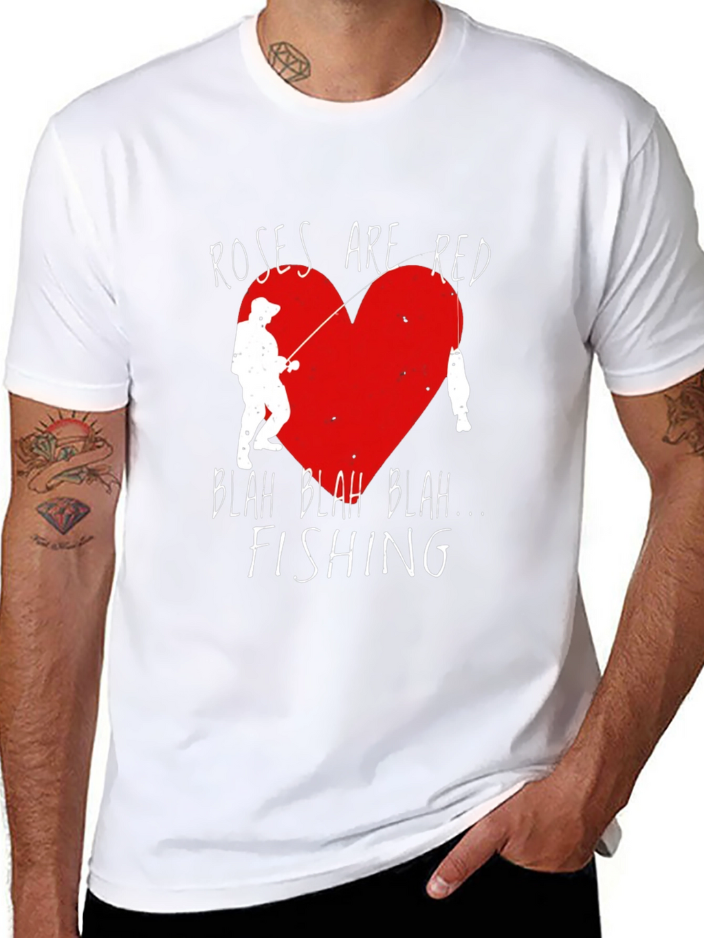 Roses are Red Fishing T-Shirt