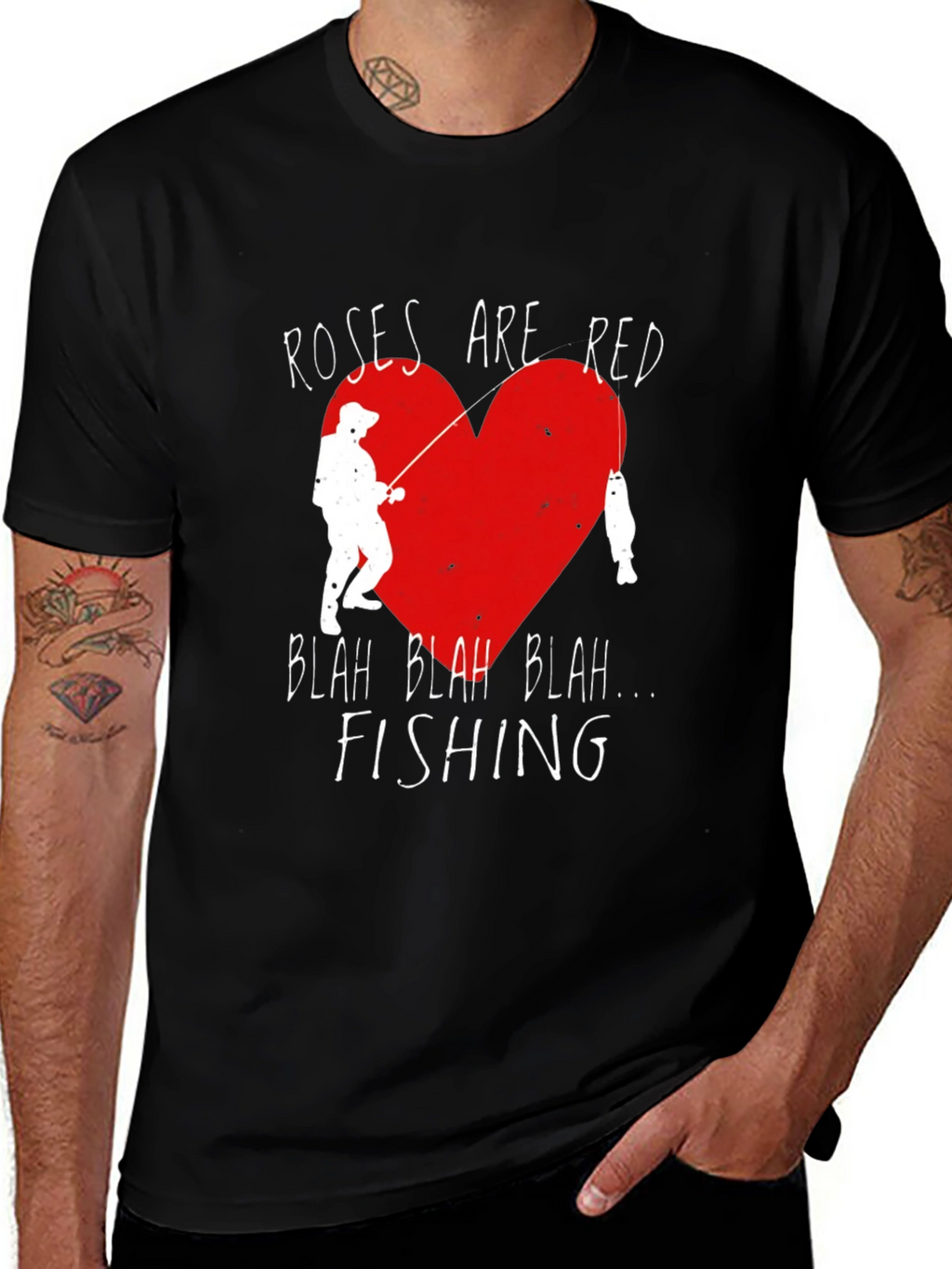 Roses are Red Fishing T-Shirt