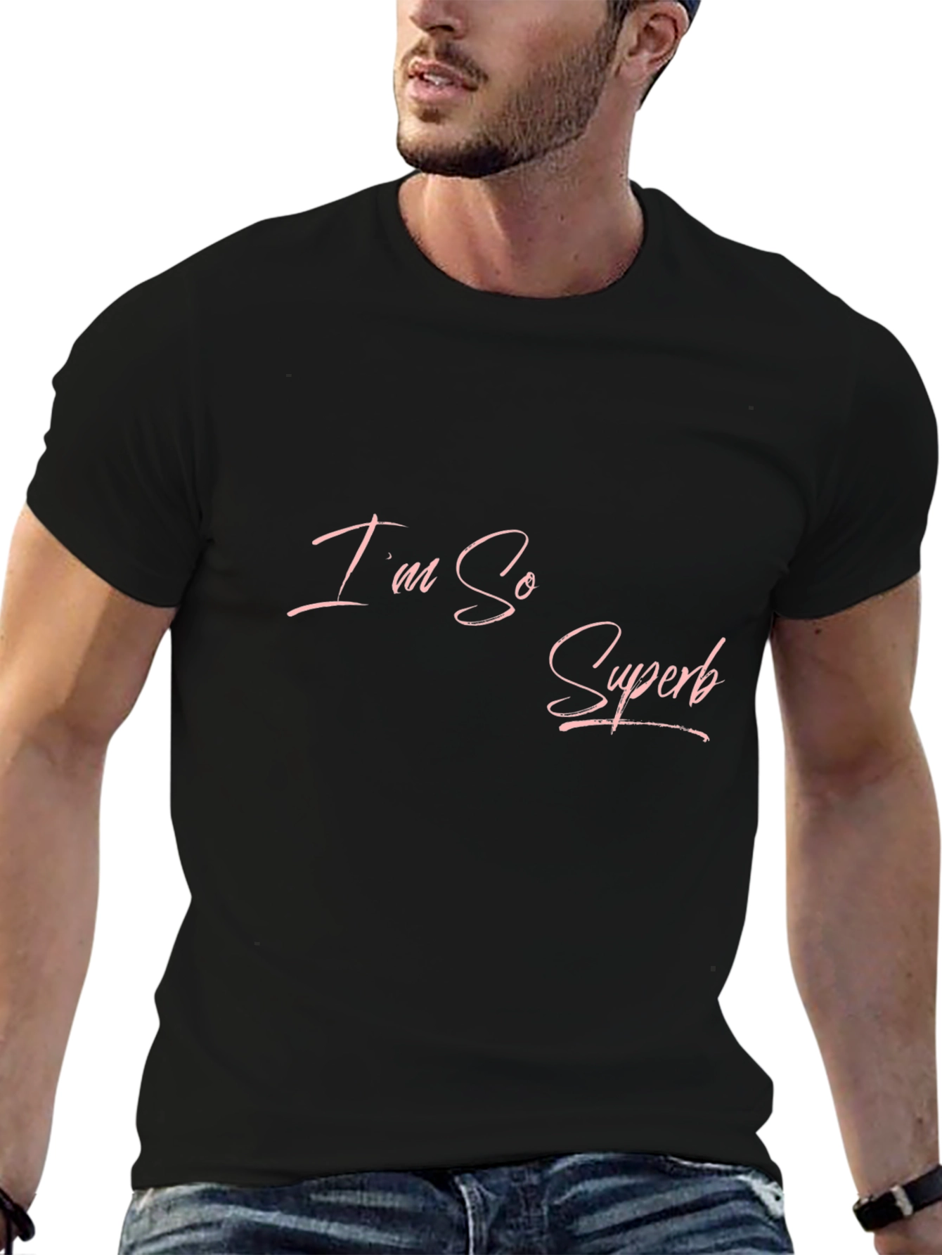 Im So Superb Black T-Shirt