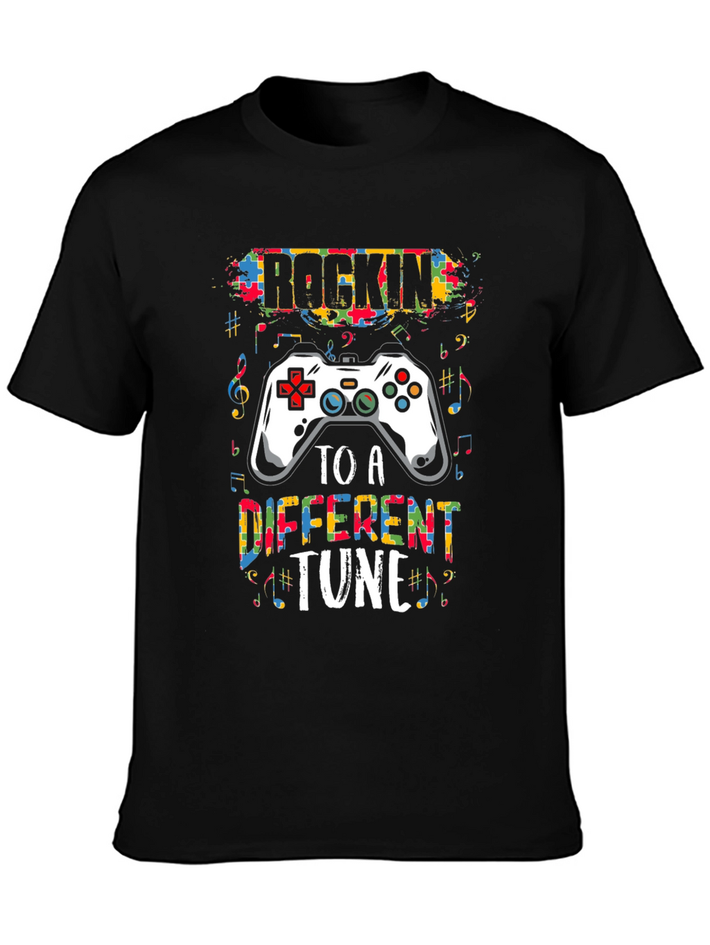 Rockin to a Different Tune Gamer T-Shirt