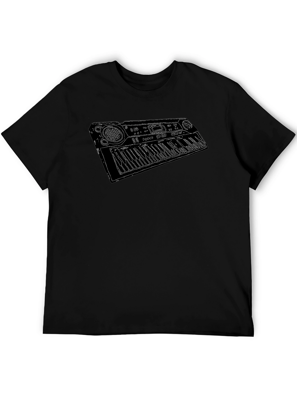 Keyboard Music T-Shirt - Cool Musician Tee