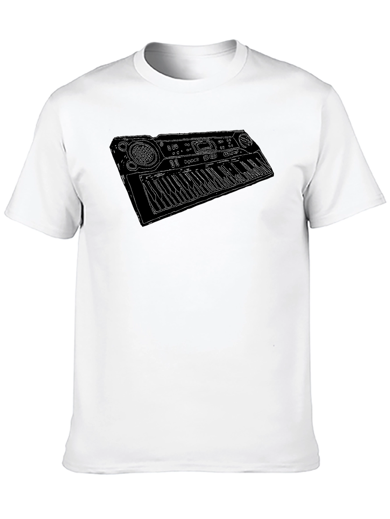 Keyboard Music T-Shirt - Cool Musician Tee
