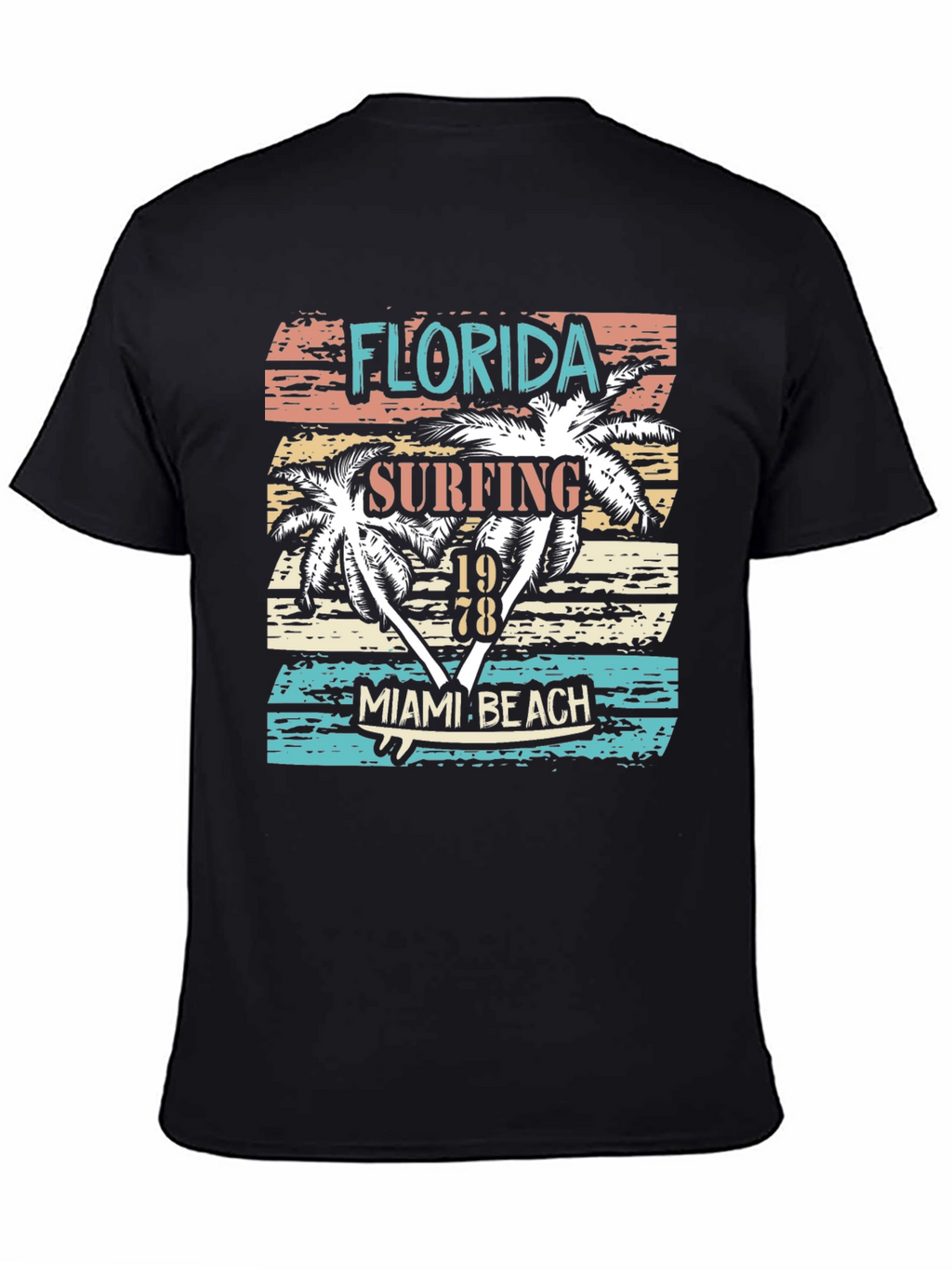 Florida Surfing Miami Beach 1978 T-Shirt