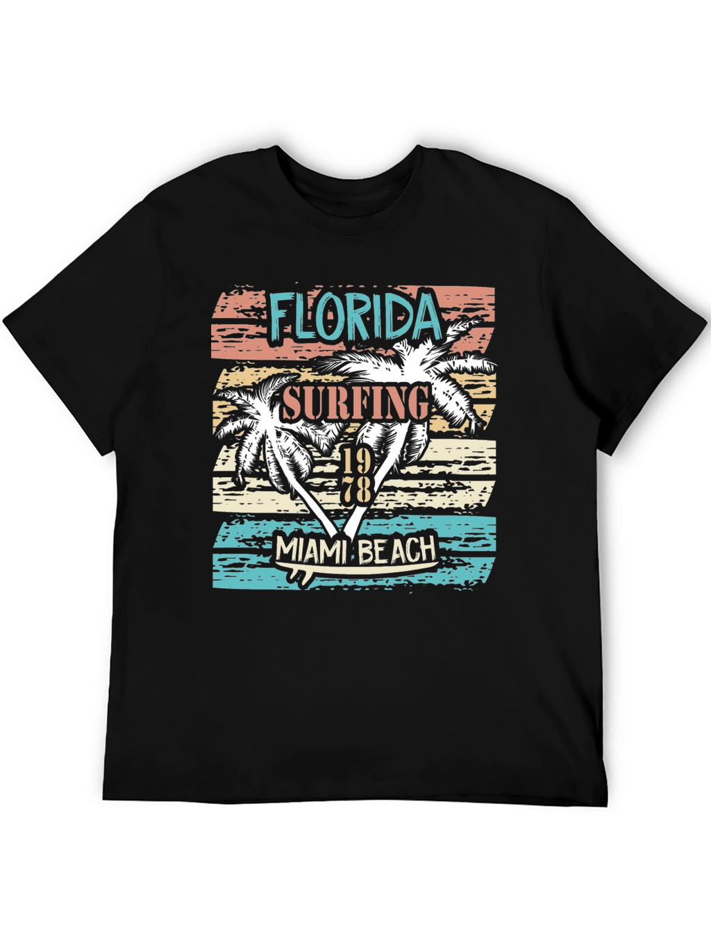 Florida Surfing Miami Beach 1978 T-Shirt