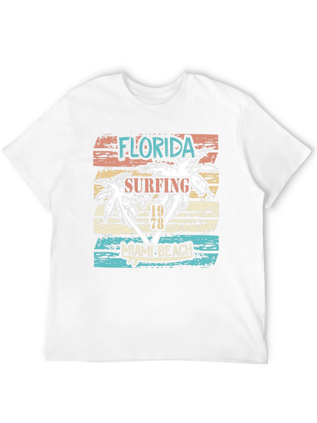 Florida Surfing Miami Beach 1978 T-Shirt