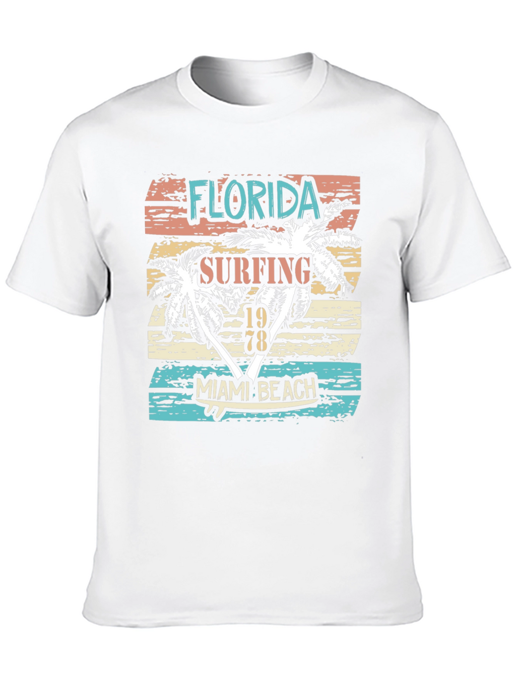 Florida Surfing Miami Beach 1978 T-Shirt