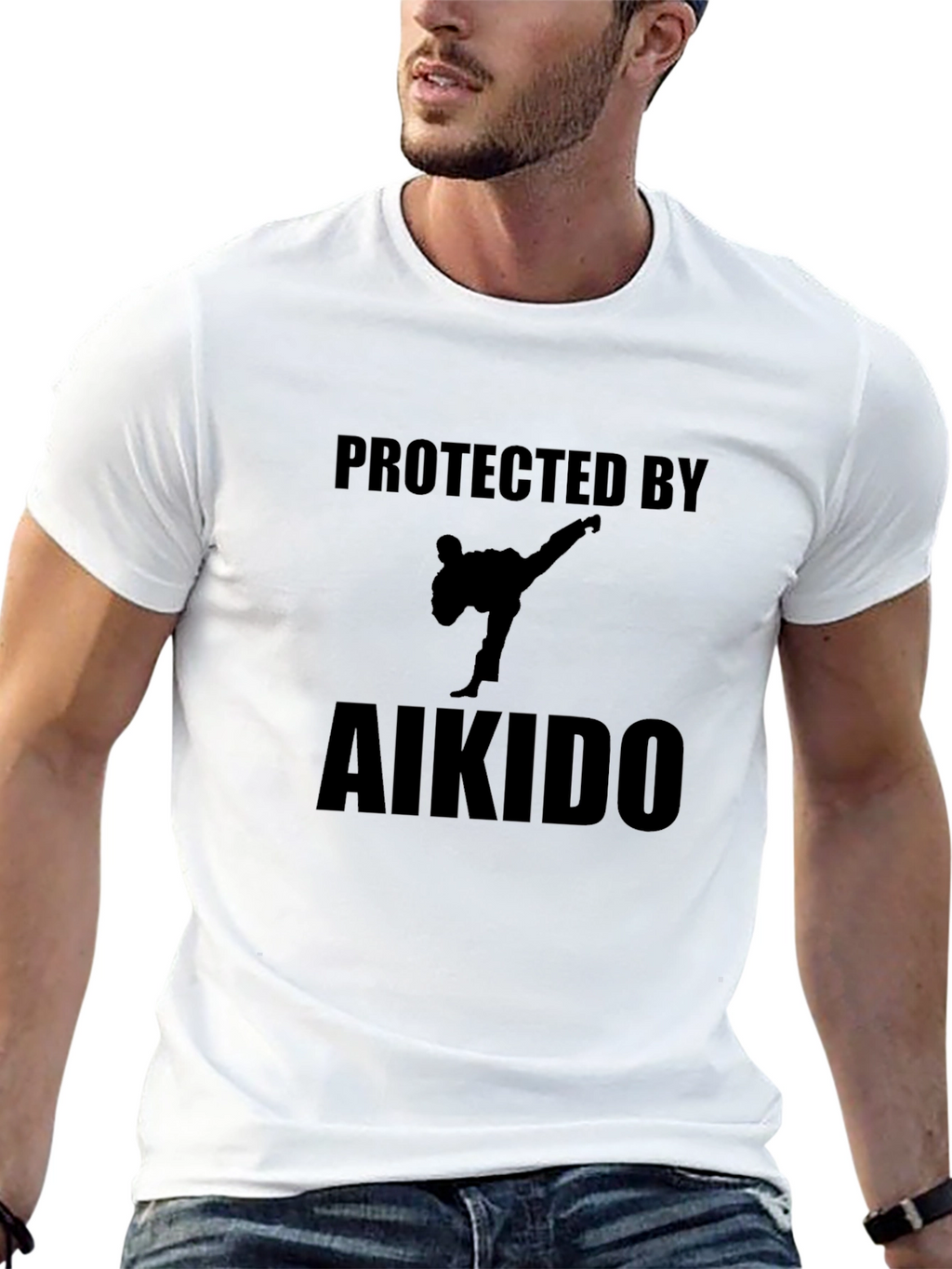 Aikido Protected By Martial Arts T-Shirt