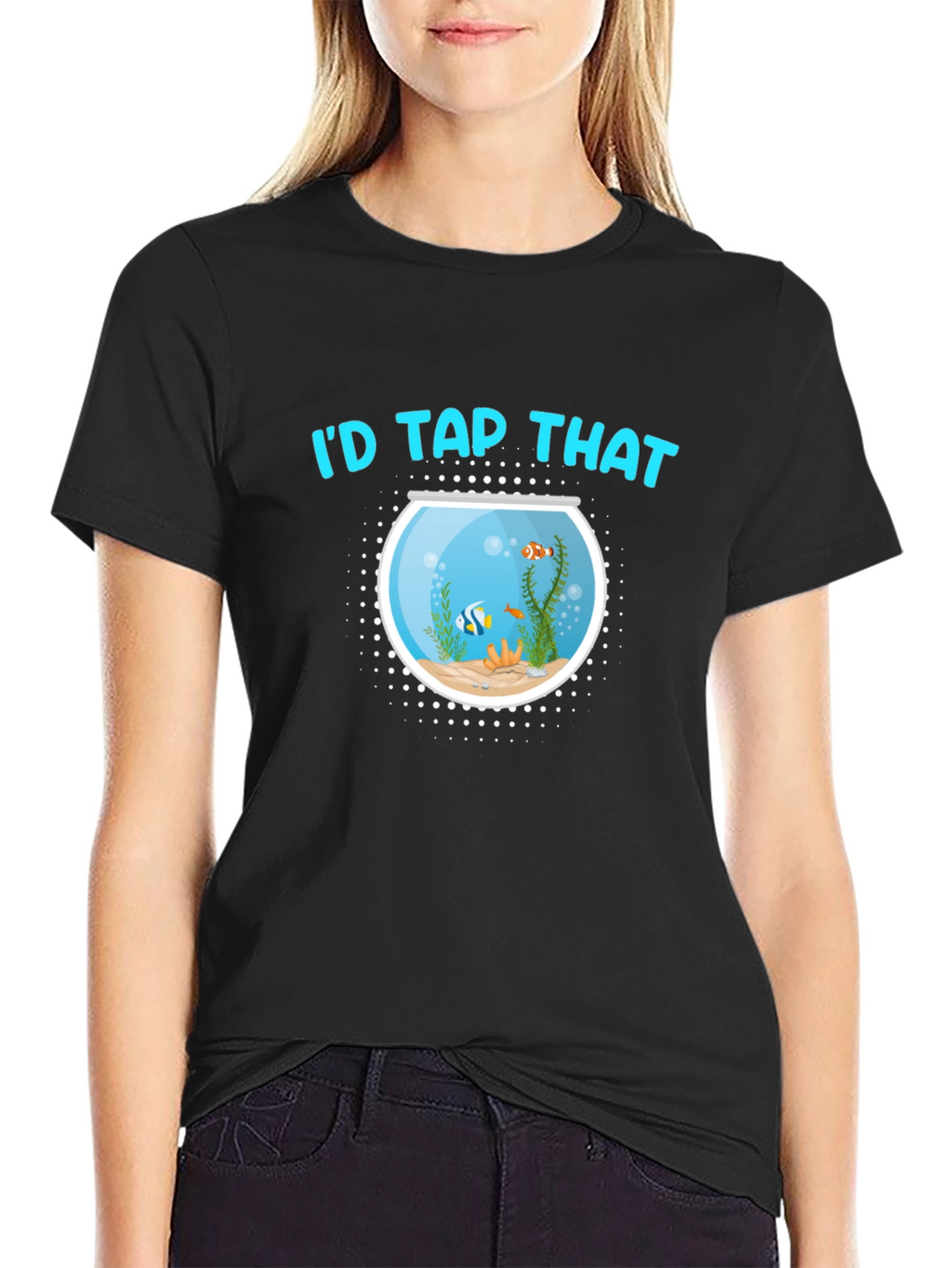 Id Tap That Fish Bowl Black T-Shirt
