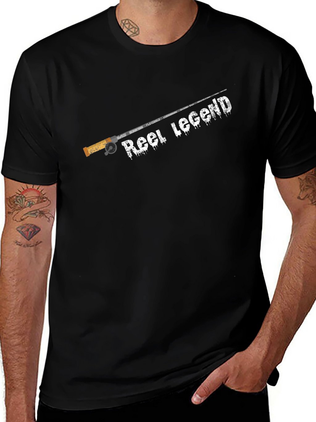 Reel Legend Fishing Rod T-Shirt