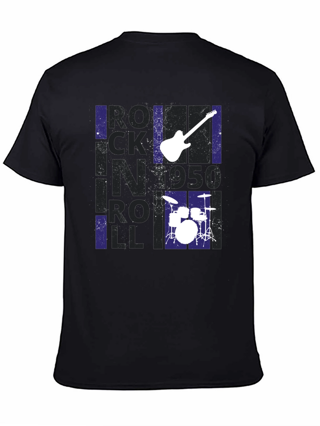 Rock N Roll 1950s Style Graphic Tee