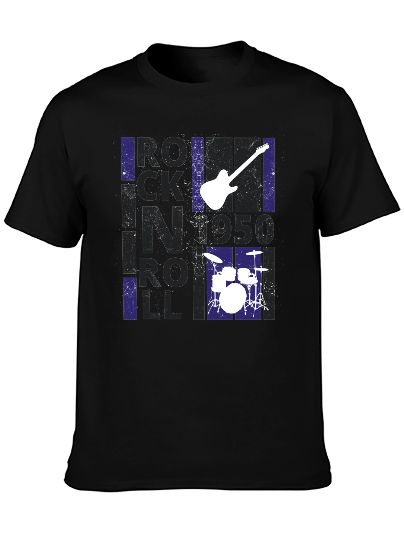 Rock N Roll 1950s Style Graphic Tee