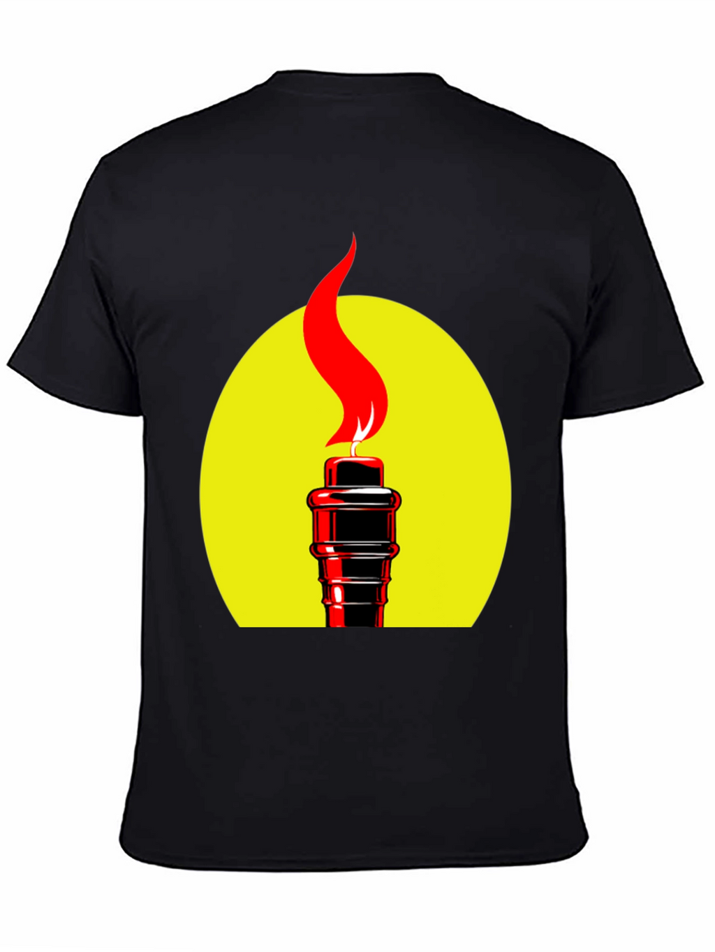 Torch Graphic Black T-Shirt