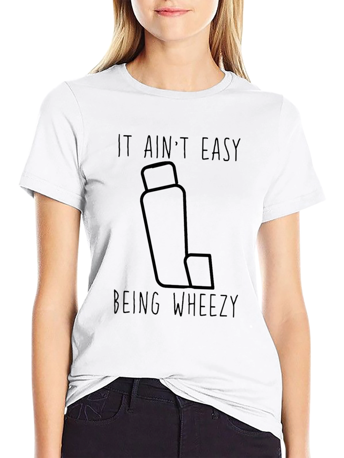 It Aint Easy Being Wheezy Black T-Shirt