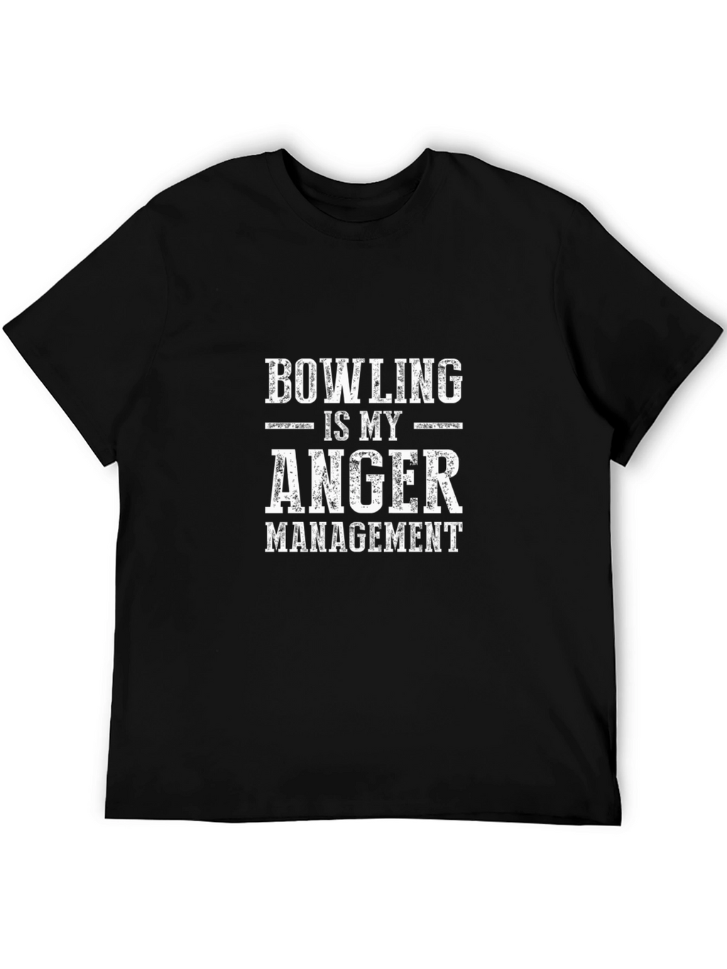 Bowling Anger Management Graphic T-Shirt