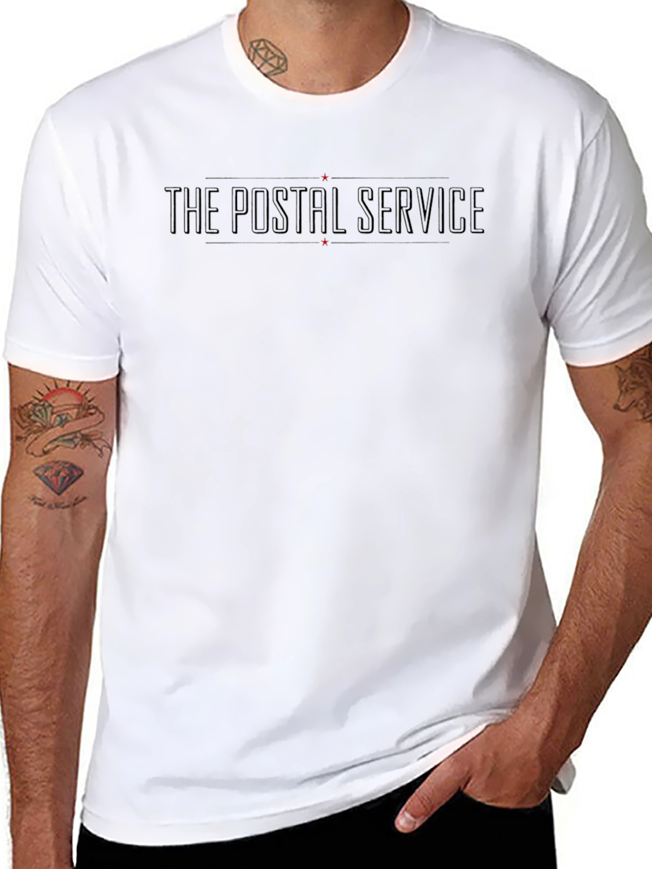 The Postal Service Graphic Tee - Black