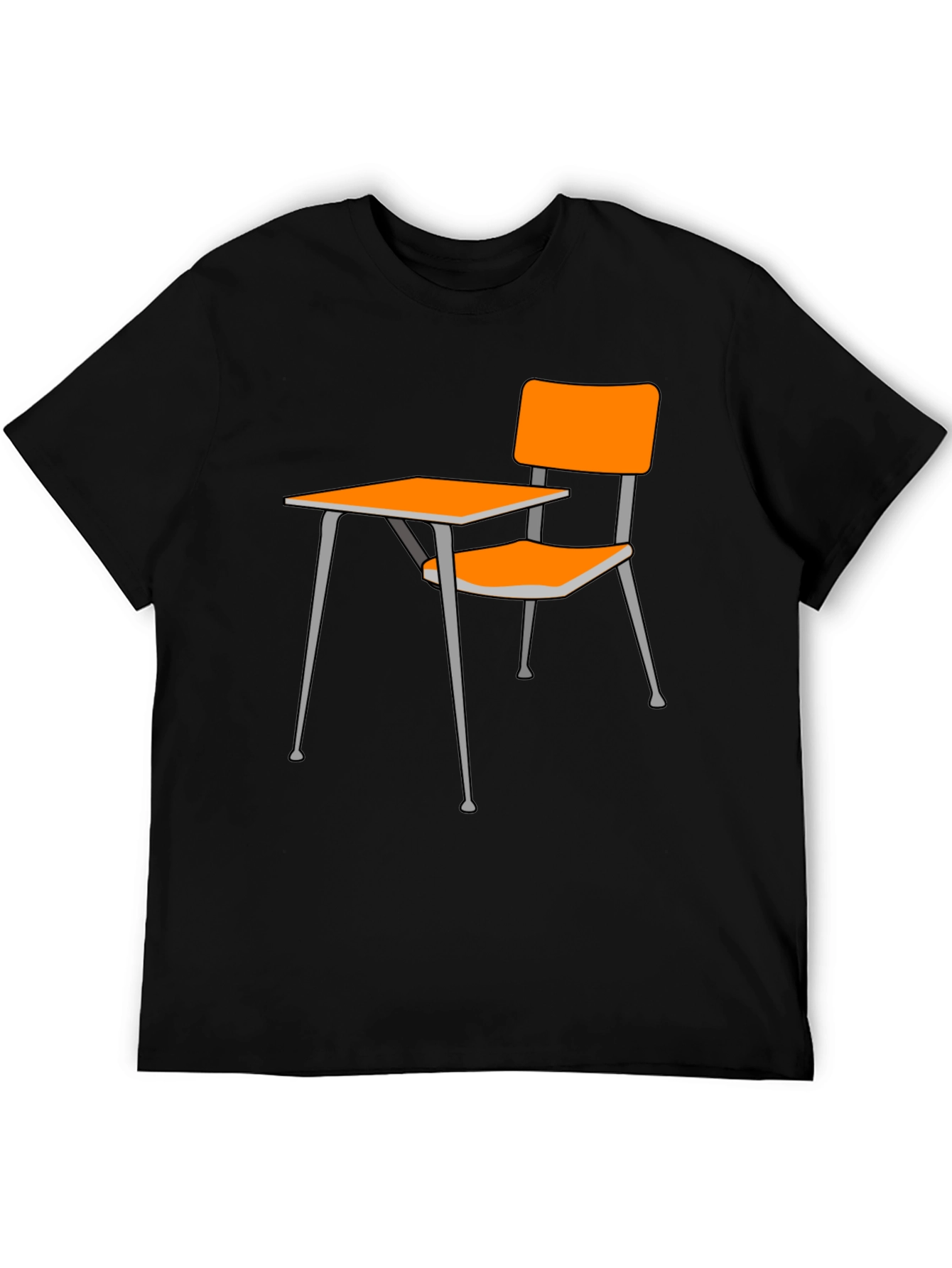 Novelty School Desk Graphic Tee - Black