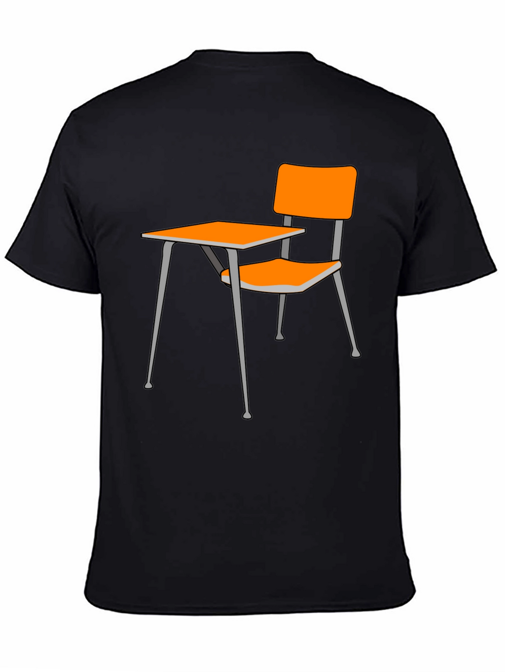 Novelty School Desk Graphic Tee - Black