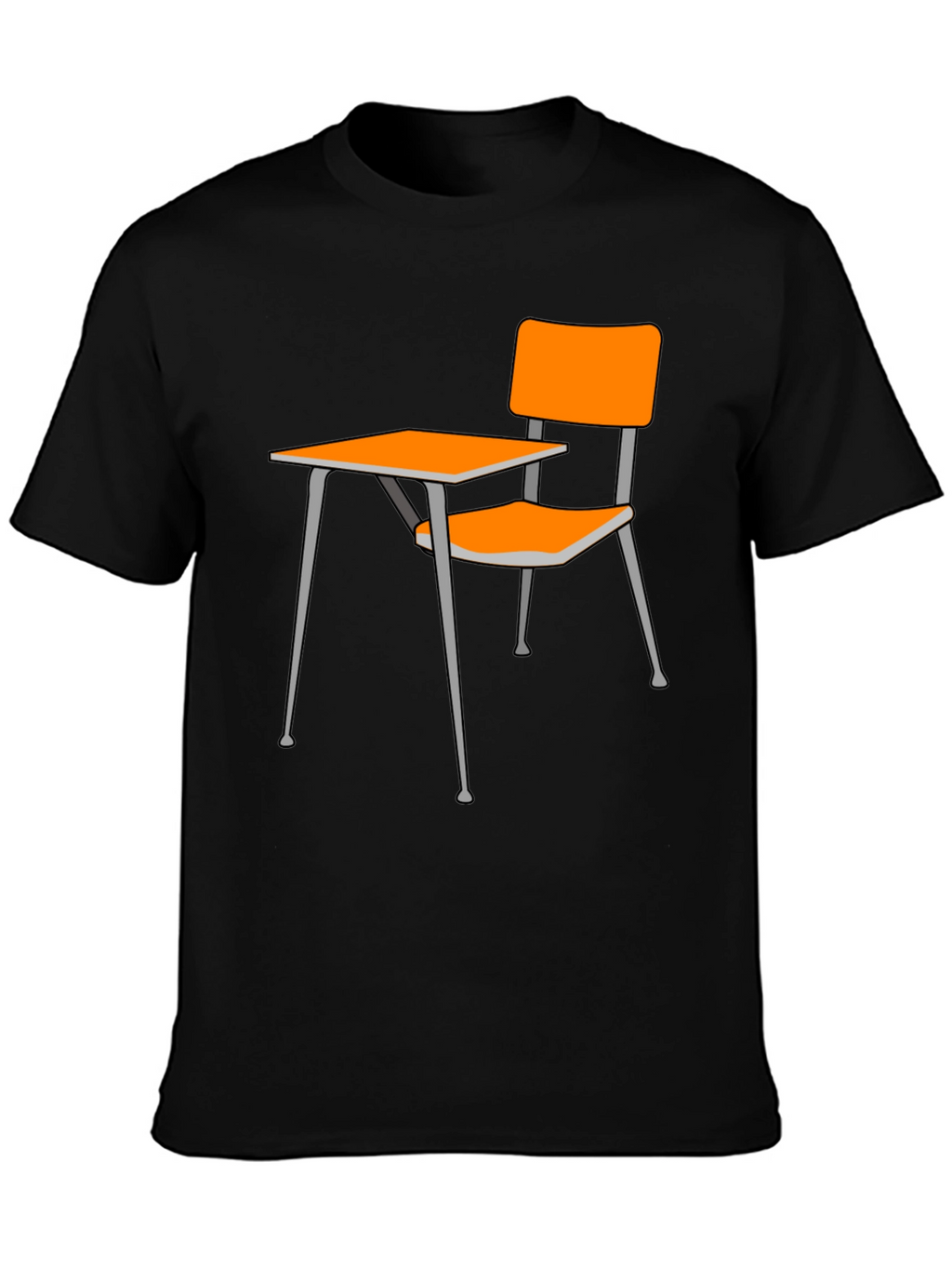 Novelty School Desk Graphic Tee - Black